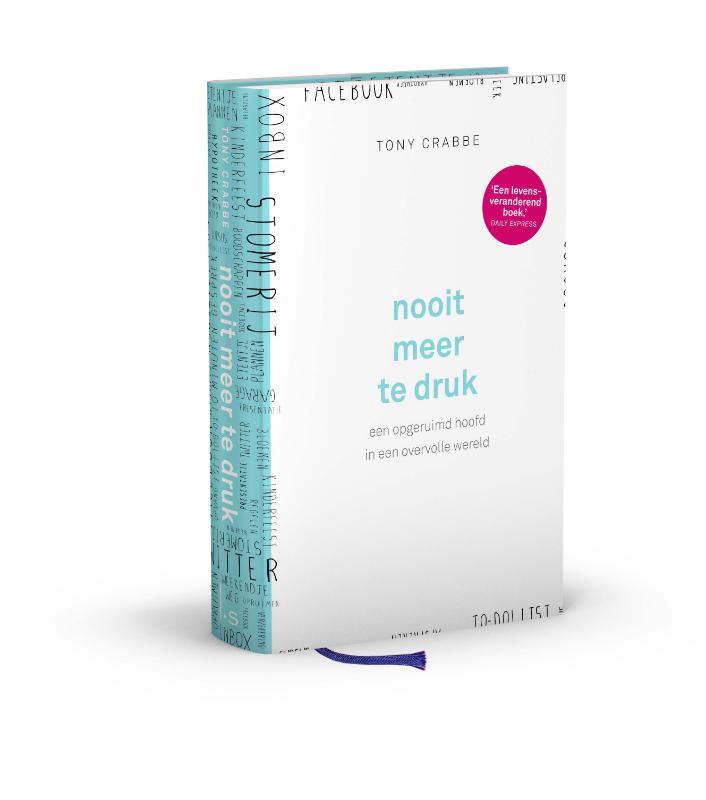 Omslag van Nooit meer te druk