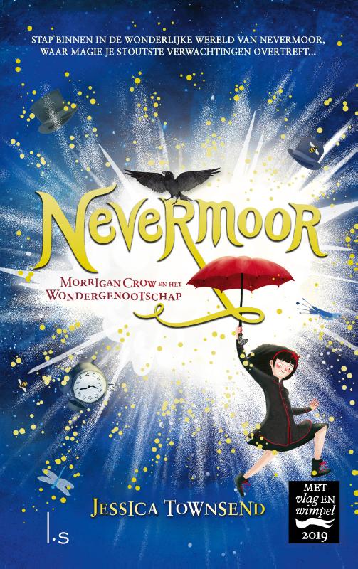Omslag van Nevermoor Morrigan Crow en het Wondergenootschap