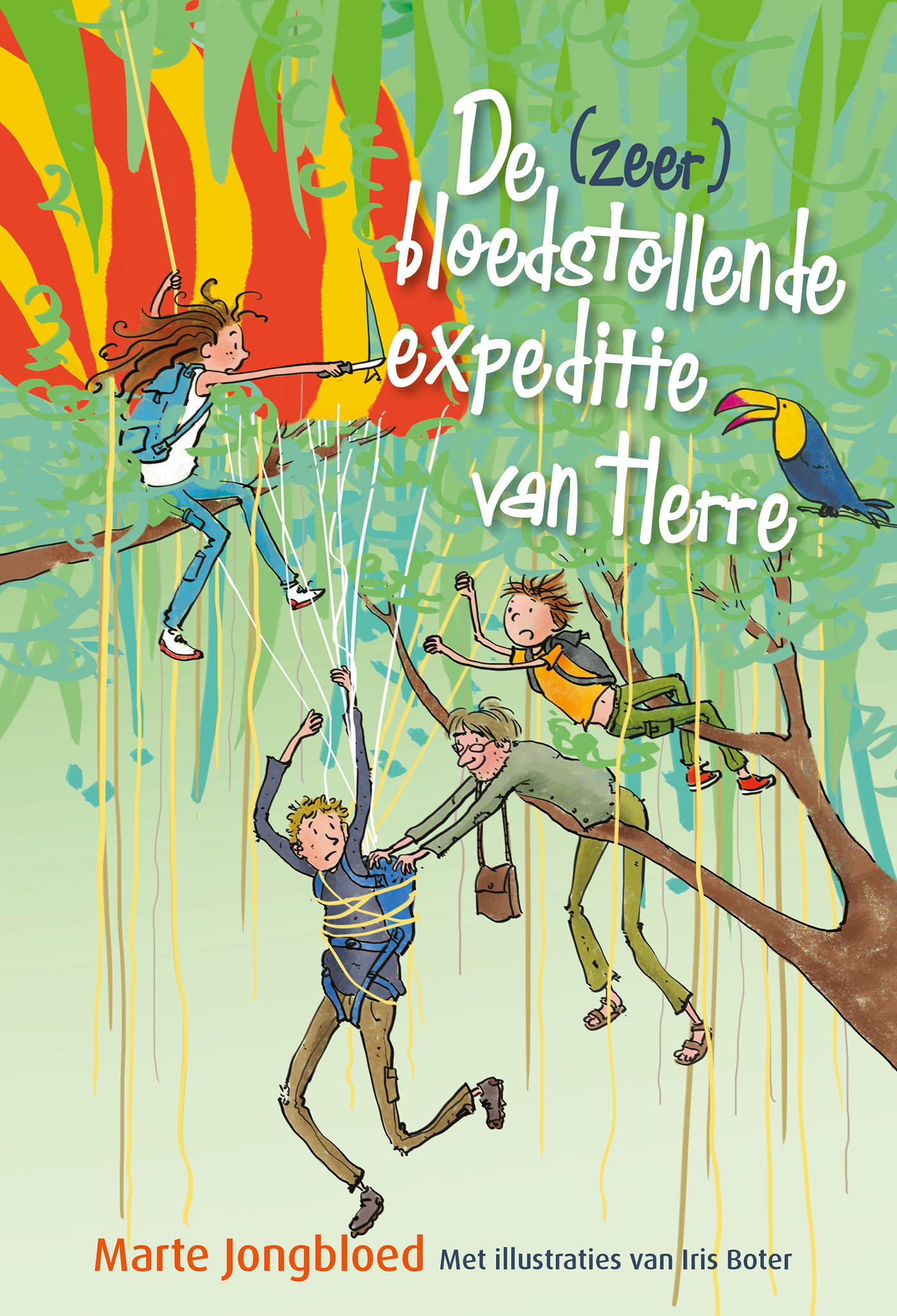 Omslag van De (zeer) bloedstollende expeditie van Herre