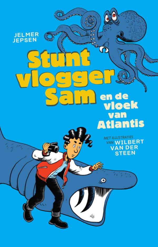 Omslag van Stuntvlogger Sam en de vloek van Atlantis