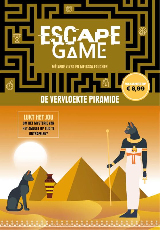 Omslag van De vervloekte piramide