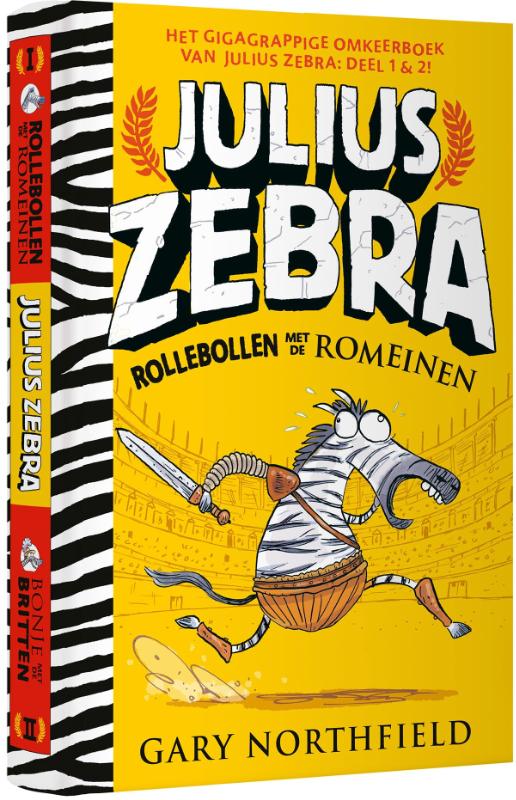 Omslag van Rollebollen met de Romeinen & Bonje met de Britten