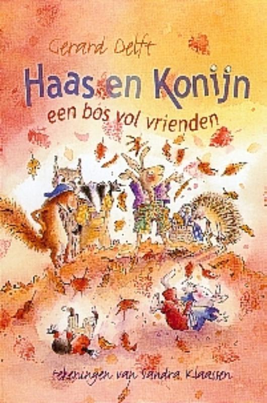 Omslag van Haas en Konijn, een bos vol vrienden