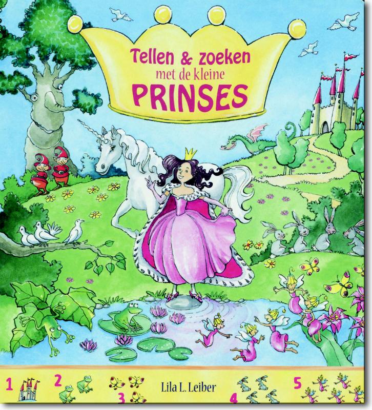 Omslag van Tellen en zoeken met de kleine prinses