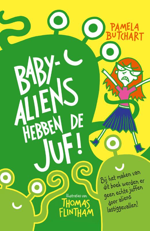 Omslag van Baby-aliens hebben de juf