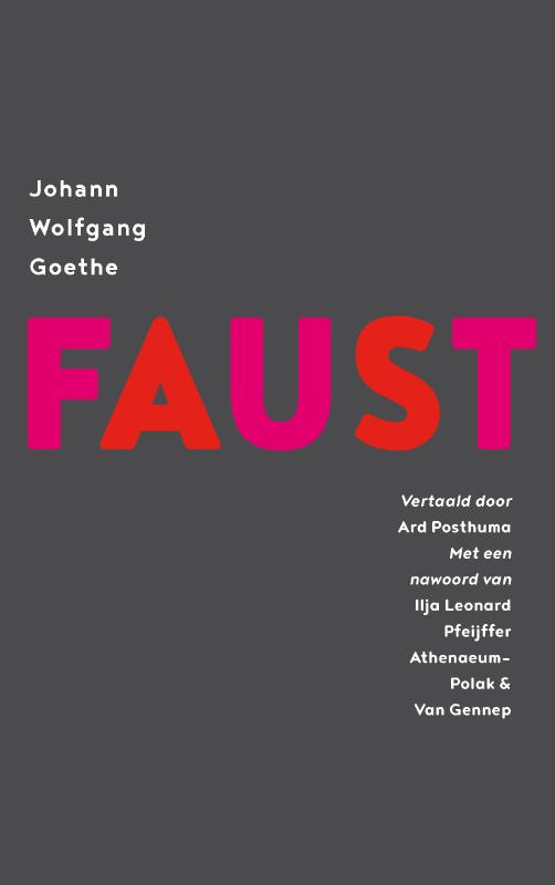 Omslag van Faust, een tragedie