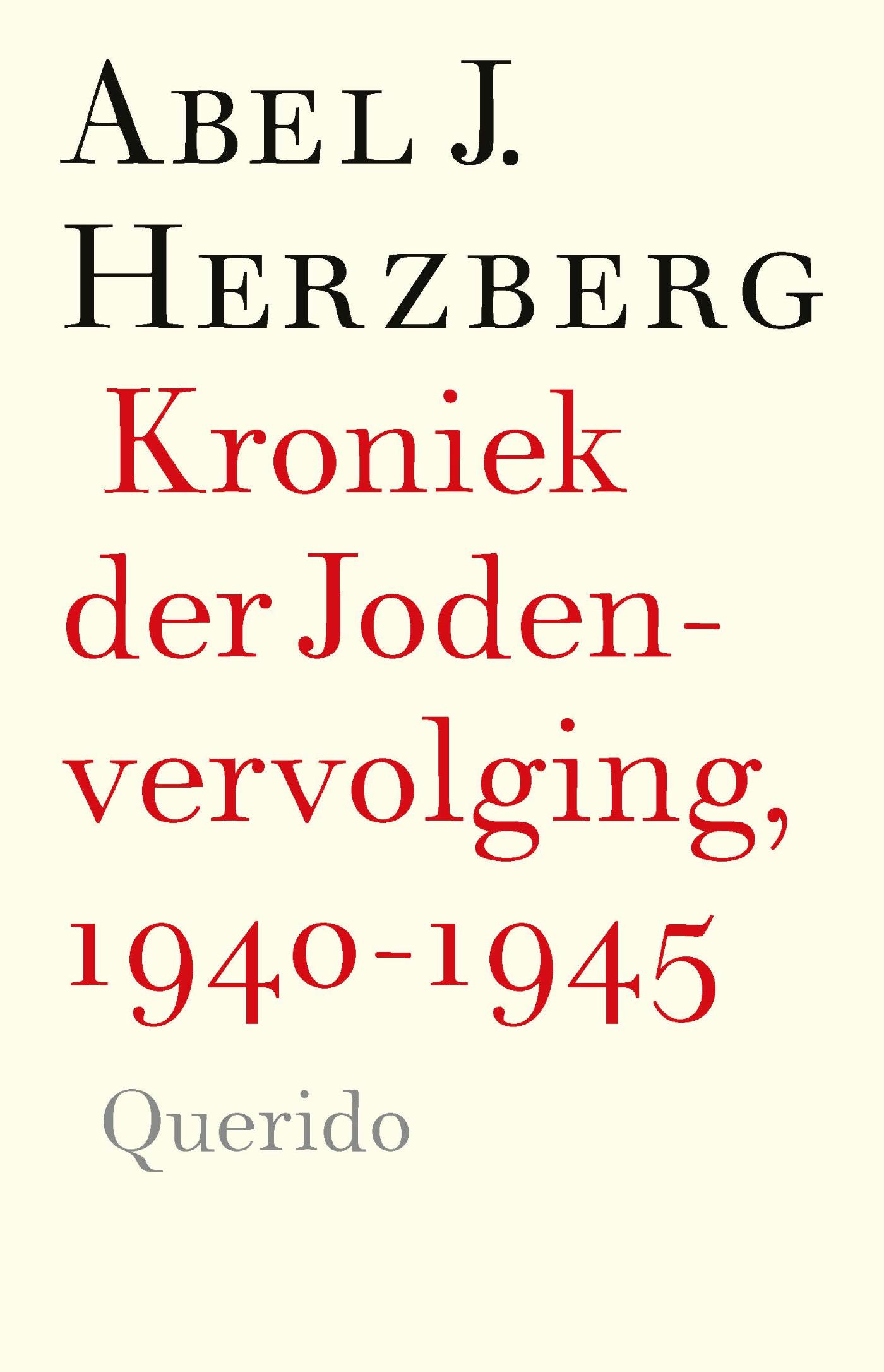 Omslag van Kroniek der Jodenvervolging, 1940-1945