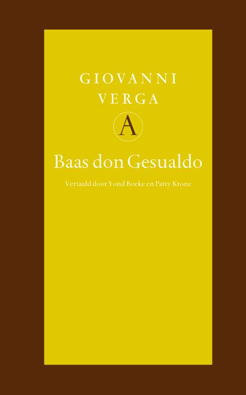 Omslag van Baas Don Gesualdo