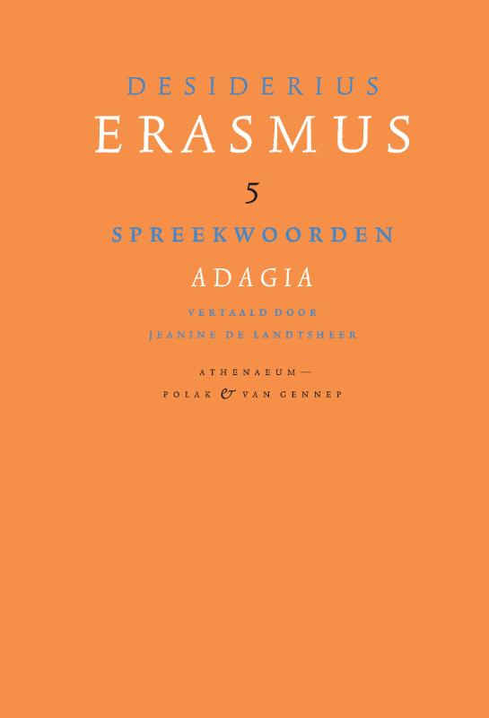Omslag van Spreekwoorden; Adagia