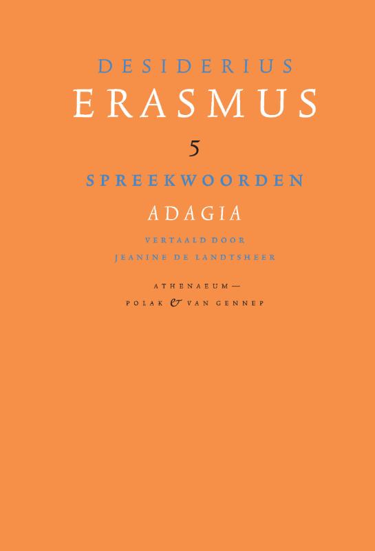 Omslag van Spreekwoorden; Adagia
