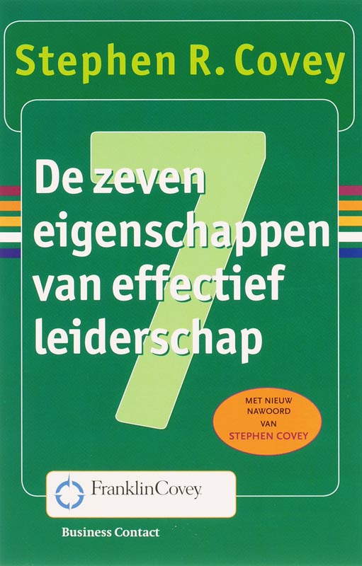 Omslag van De zeven eigenschappen van effectief leiderschap