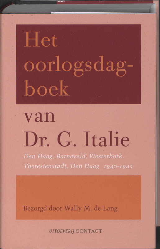 Omslag van Oorlogsdagboek van Dr. G. Italie