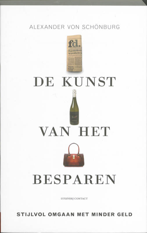 Omslag van Kunst van het besparen