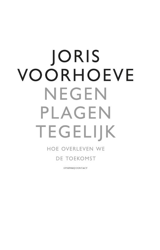 Omslag van Negen plagen tegelijk