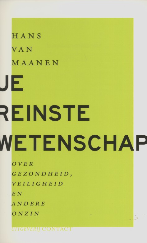 Omslag van Je reinste wetenschap