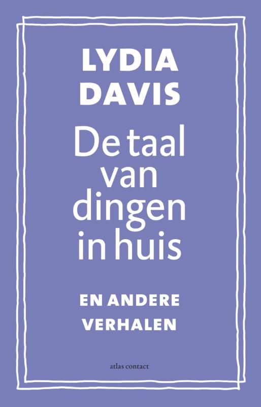 Omslag van De taal van dingen in huis