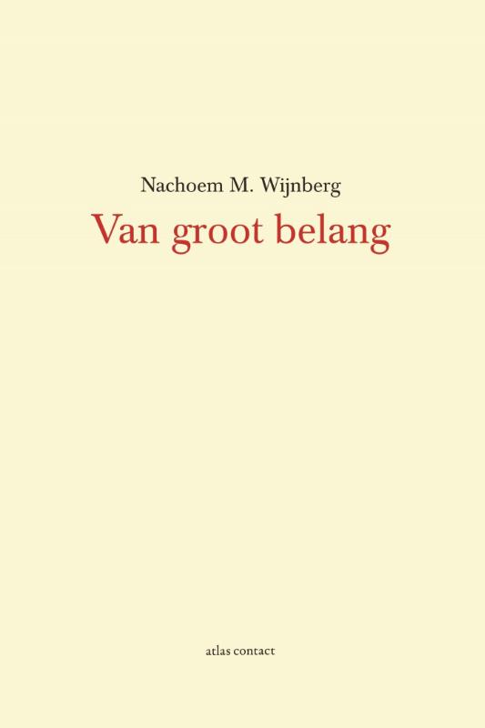 Omslag van Van groot belang