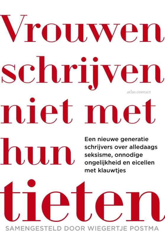 Omslag van Vrouwen schrijven niet met hun tieten