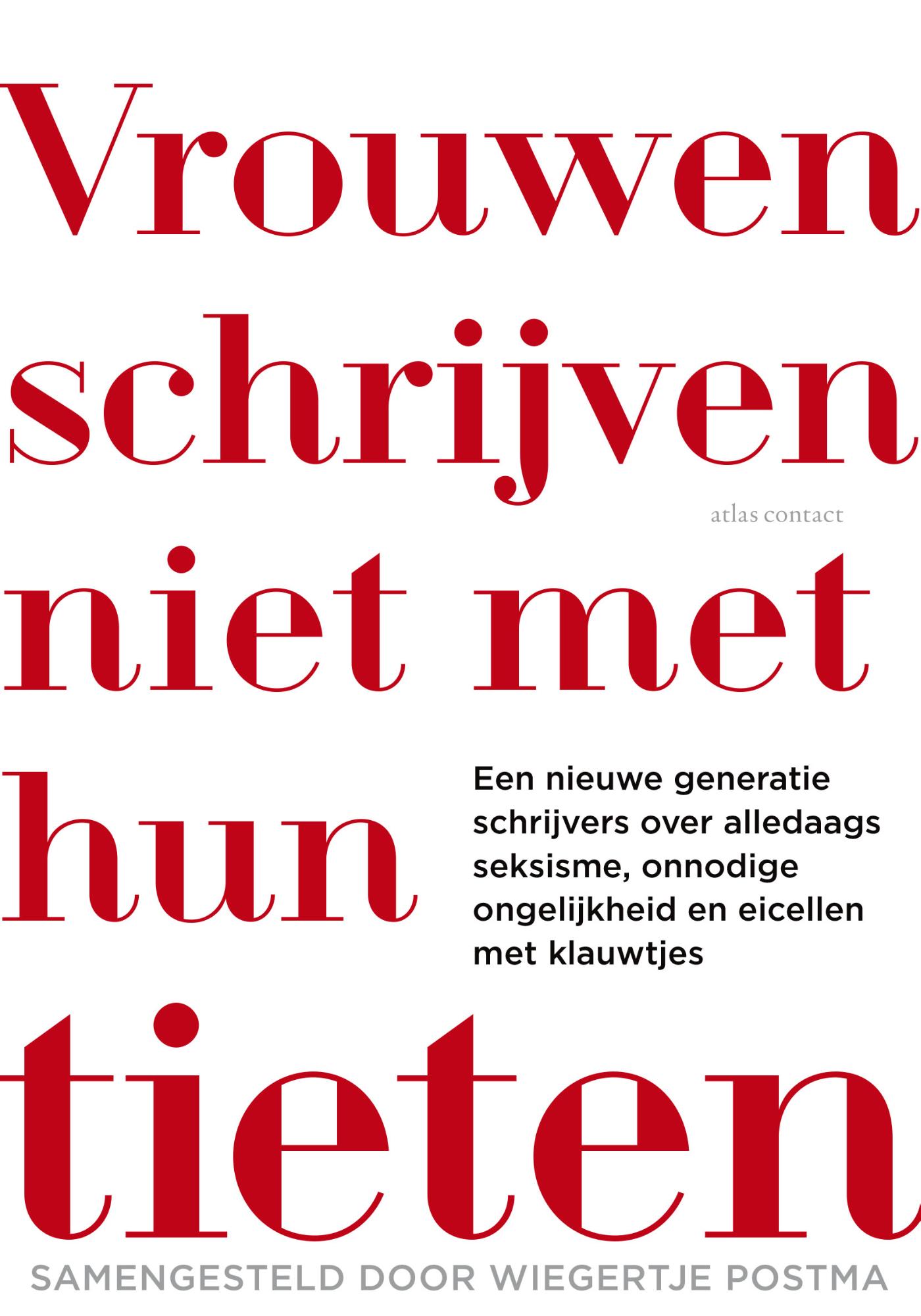 Omslag van Vrouwen schrijven niet met hun tieten