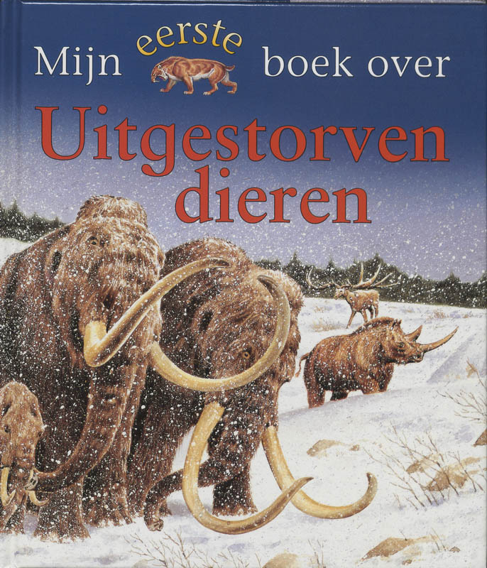 Omslag van Mijn eerste boek over uitgestorven dieren