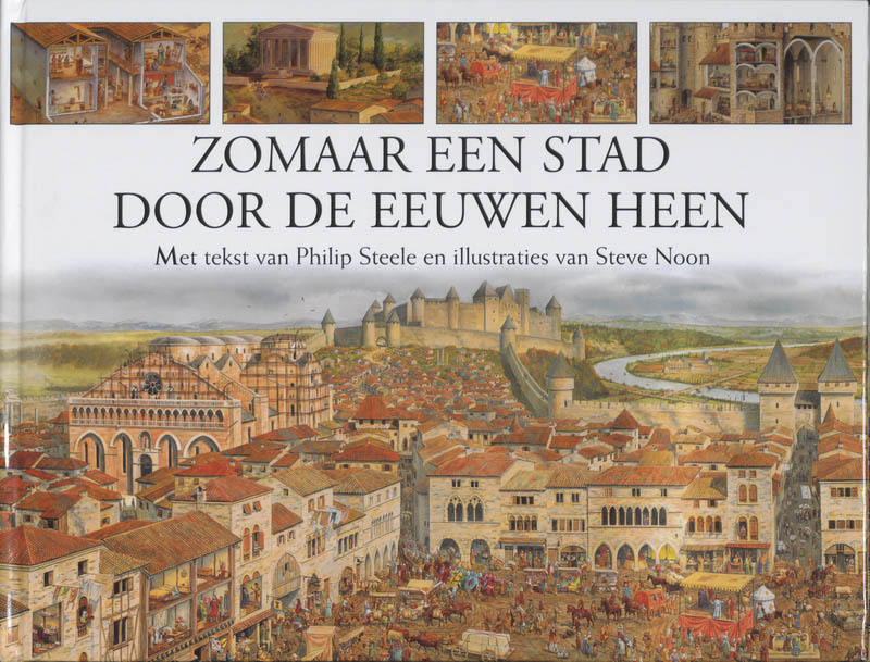 Omslag van Zomaar een stad door de eeuwen heen