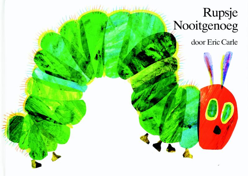Omslag van Rupsje Nooigenoeg prentenboek en kleurboek