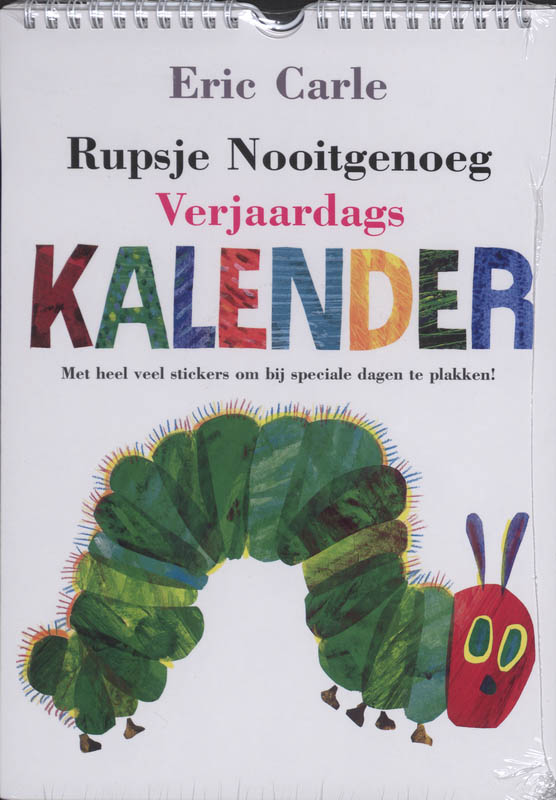 Omslag van Rupsje Nooigenoeg Verjaardagskalender
