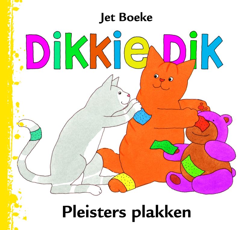 Omslag van Dikkie Dik pleisters plakken