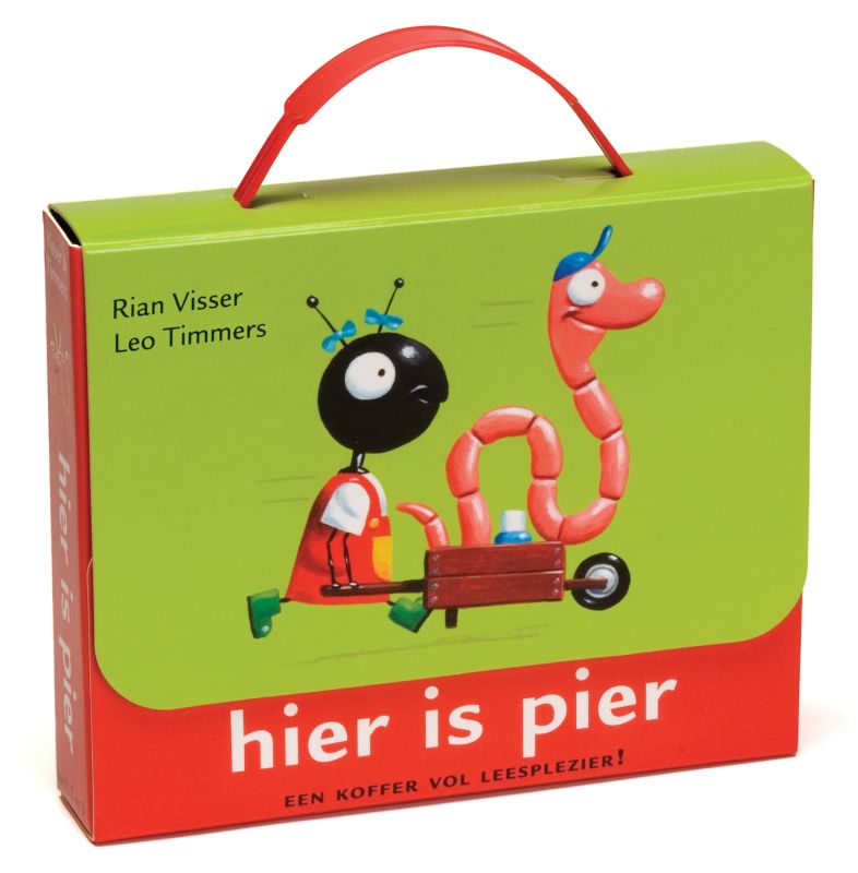 Omslag van Hier is Pier! Een koffer vol leesplezier