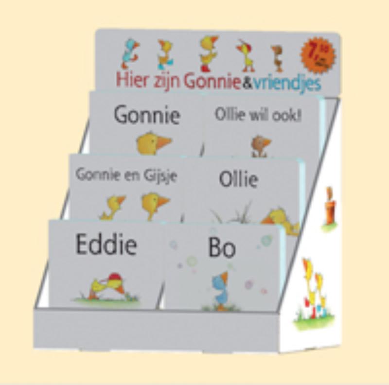 Omslag van Gonnie & vriendjes display (6 x 4 boekjes)