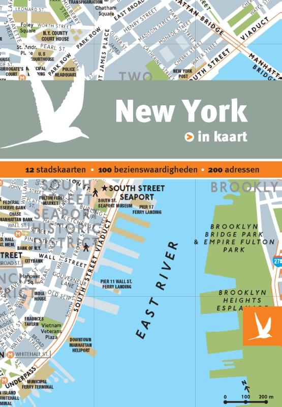 Omslag van New York in kaart