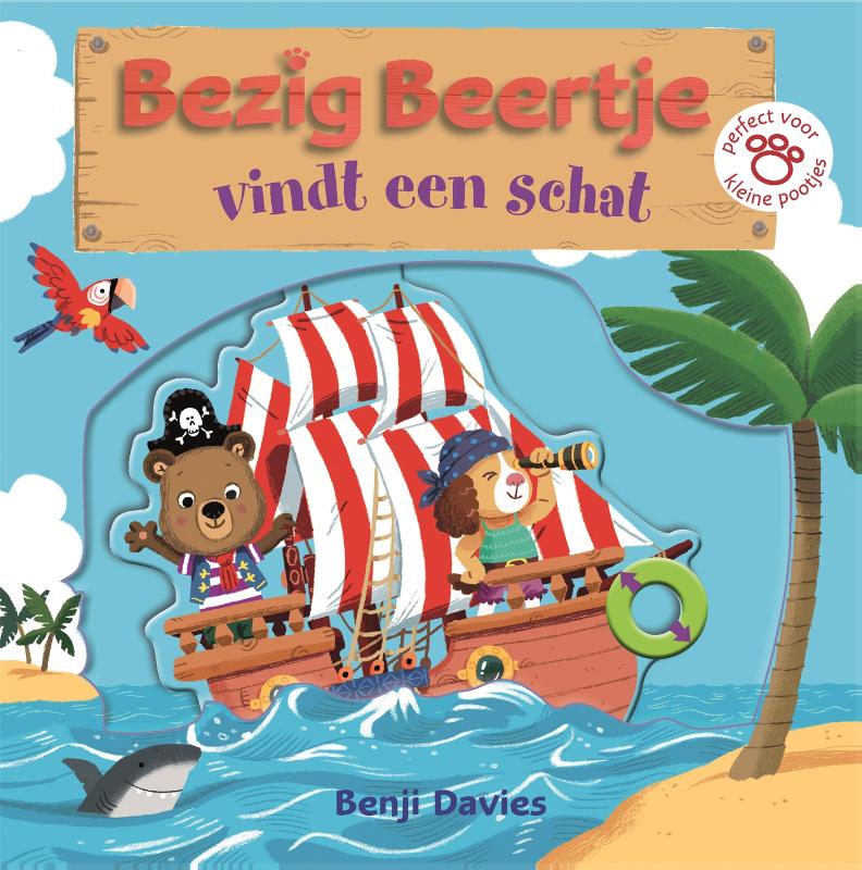 Omslag van Bezig Beertje vindt een schat