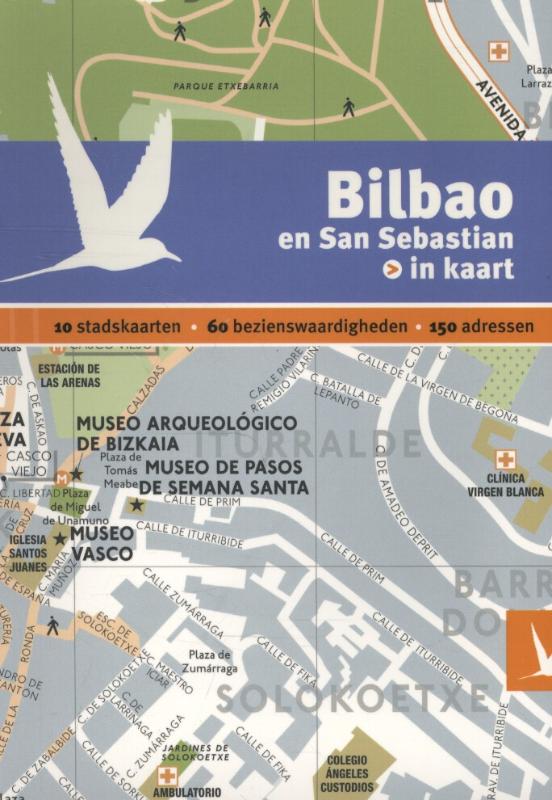 Omslag van Bilbao en San Sebastian in kaart