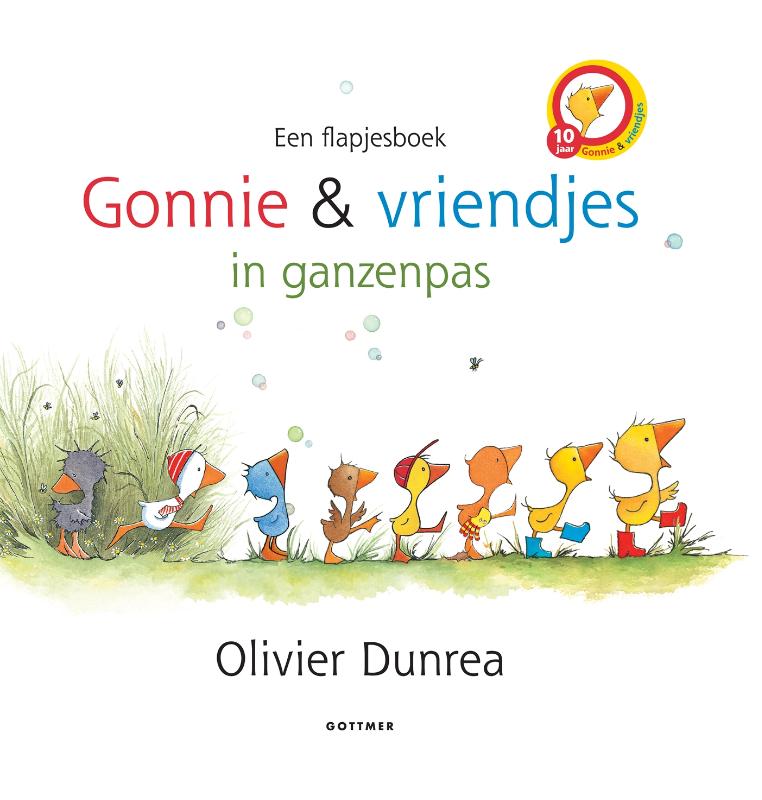 Omslag van Gonnie en vriendjes in ganzenpas