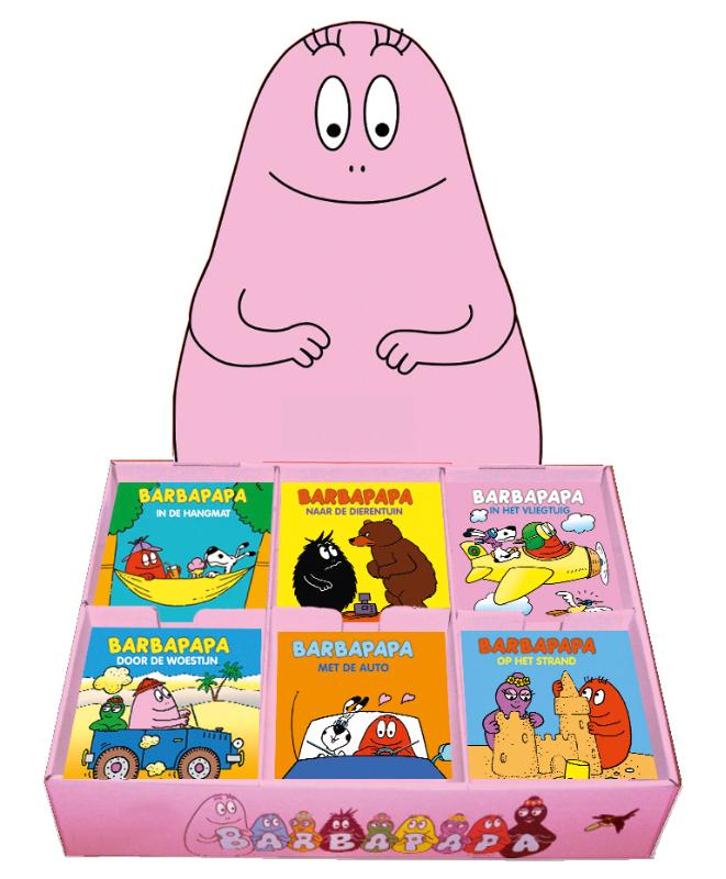 Omslag van Display Eropuit met Barbapapa 6 x 5 miniboekjes