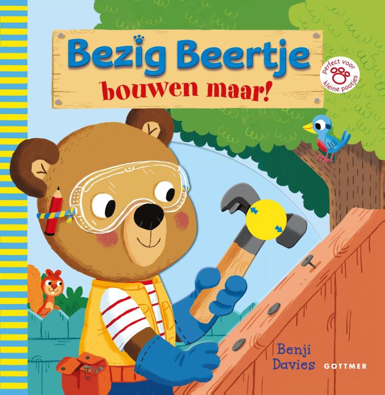 Omslag van Bezig Beertje - bouwen maar!