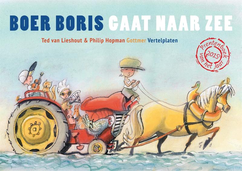 Omslag van Vertelplaten Boer Boris gaat naar zee
