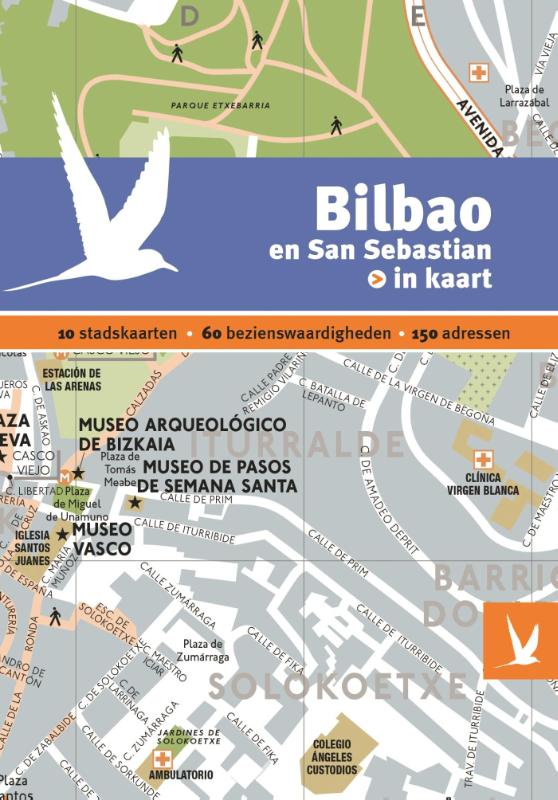 Omslag van Bilbao en San Sebastian in kaart