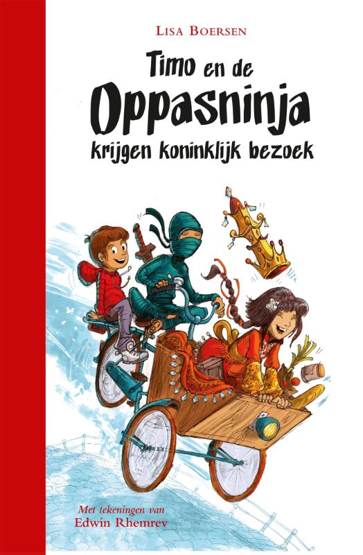 Omslag van Timo en de oppasninja krijgen koninklijk bezoek