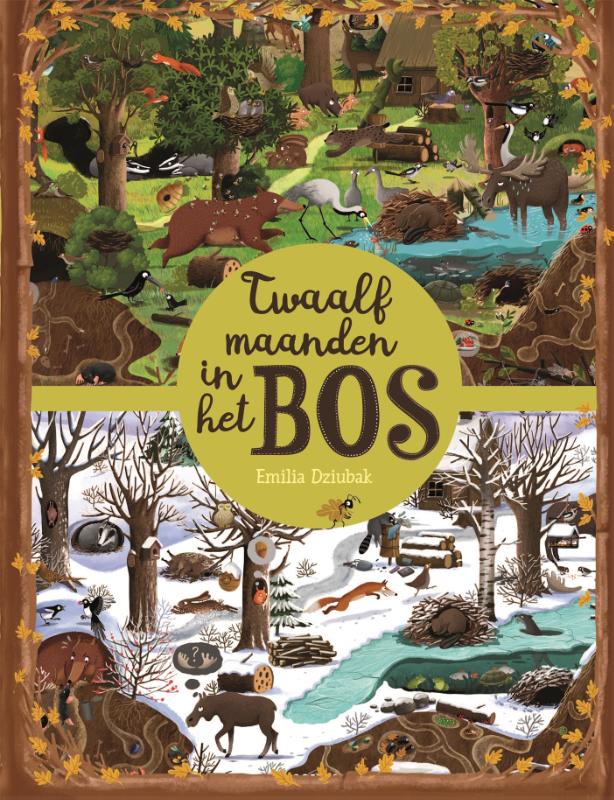 Omslag van Twaalf maanden in het bos