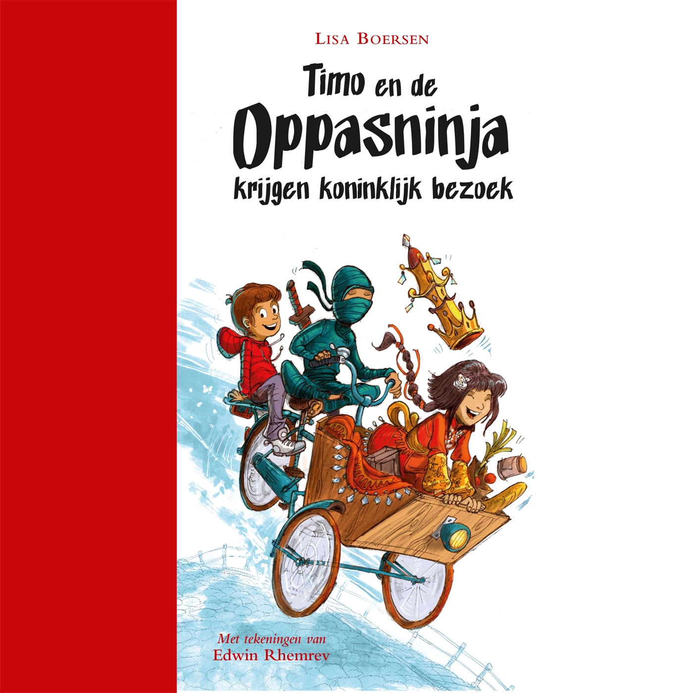 Omslag van Timo en de oppasninja krijgen koninklijk bezoek