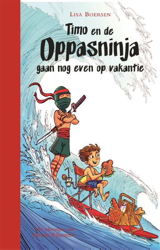 Omslag van Timo en de oppasninja gaan nog even op vakantie