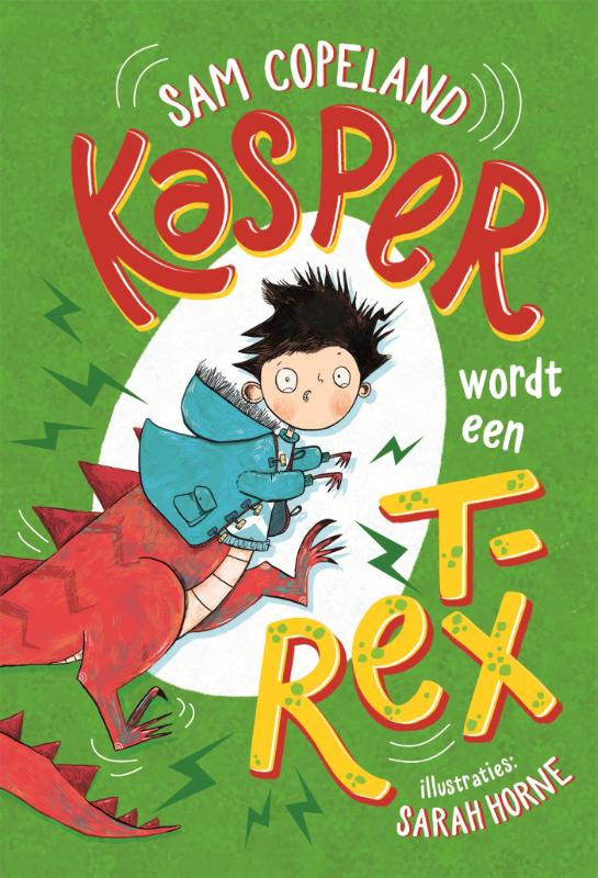 Omslag van Kasper wordt een T. rex