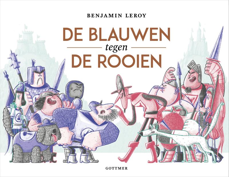 Omslag van De Blauwen tegen de Rooien