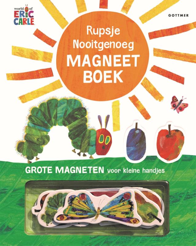 Omslag van Rupsje Nooitgenoeg magneetboek