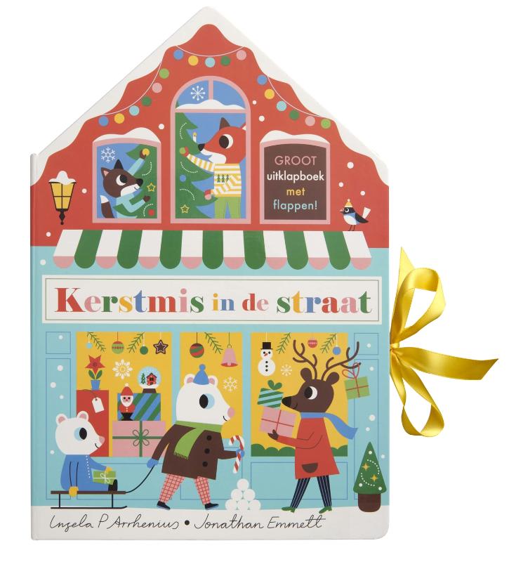 Omslag van Kerstmis in de straat