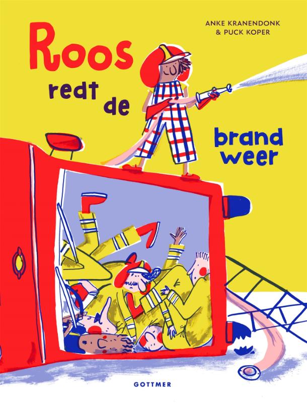 Omslag van Roos redt de brandweer