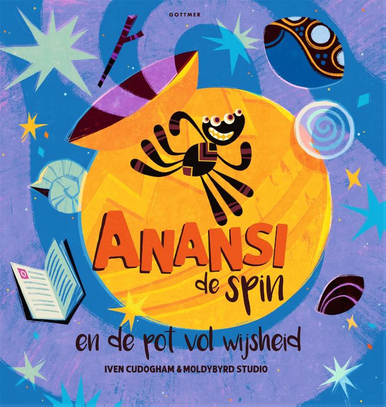 Omslag van Anansi de spin en de pot vol wijsheid