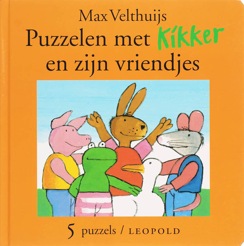 Omslag van Puzzelen met Kikker en zijn vriendjes