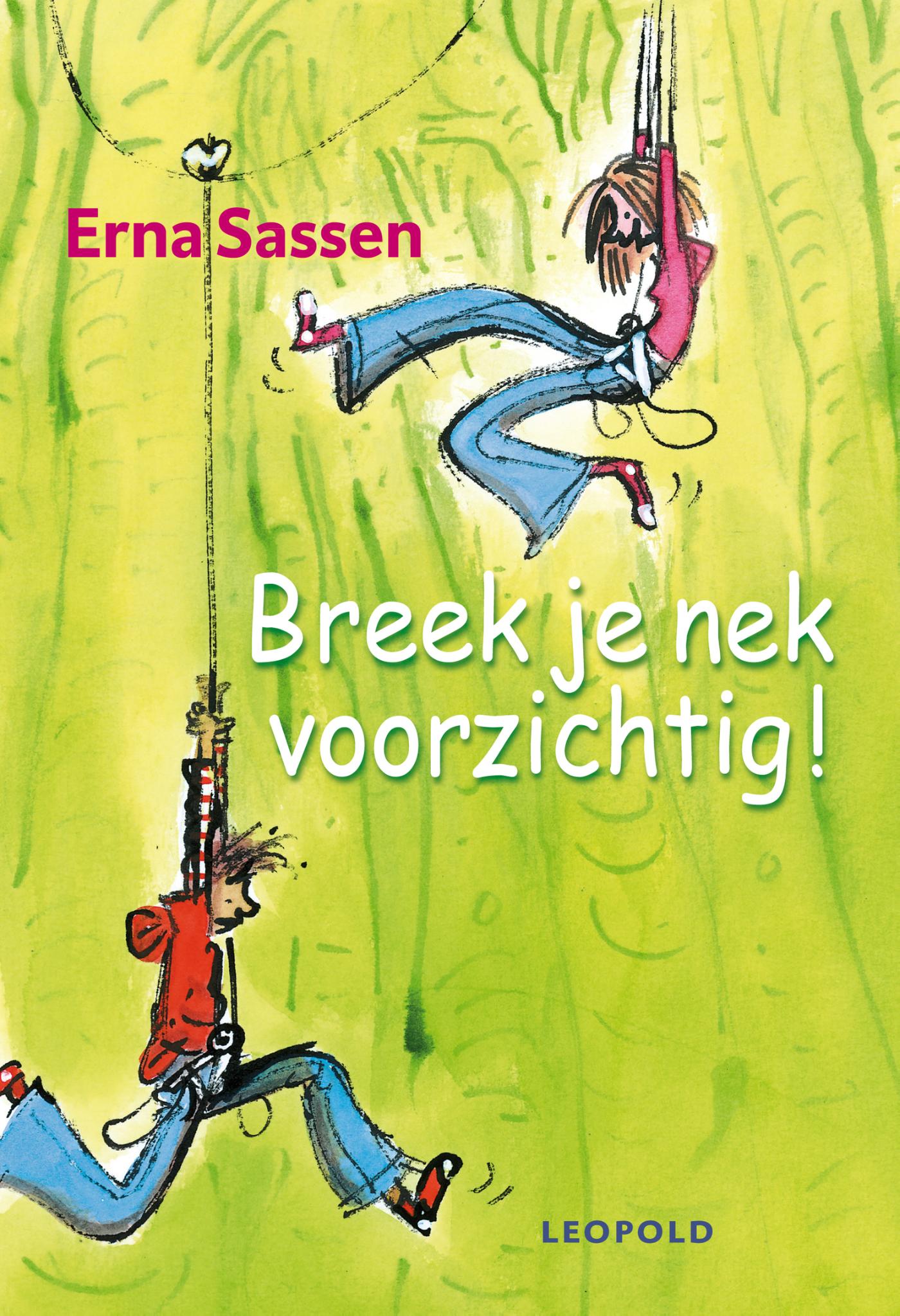 Omslag van Breek je nek voorzichtig